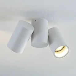 Arcchio loftlampe Gesina, 2-lys, hvid, aluminium, 17,5 cm