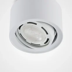 Arcchio loftlampe Walisa, Ø 15 cm, hvid, metal, GU10