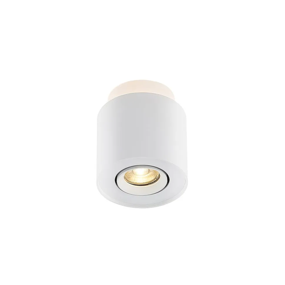 Arcchio loftlampe Walisa, Ø 10 cm, hvid, metal, GU10