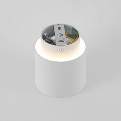 Arcchio loftlampe Walisa, Ø 10 cm, hvid, metal, GU10