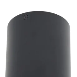 Arcchio loftspot Jolina, rund, antracit, 13 cm, metal