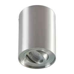 Arcchio loftspot Jolina, rund, grå, 13 cm, metal