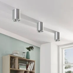Arcchio loftspot Jolina, rund, sæt med 2, aluminium