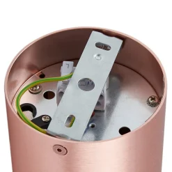 Arcchio loftspot Jolina, rund, kobber, 13 cm, metal