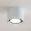 Arcchio loftspot Mabel, Ø 12 cm, hvid, metal, GU10