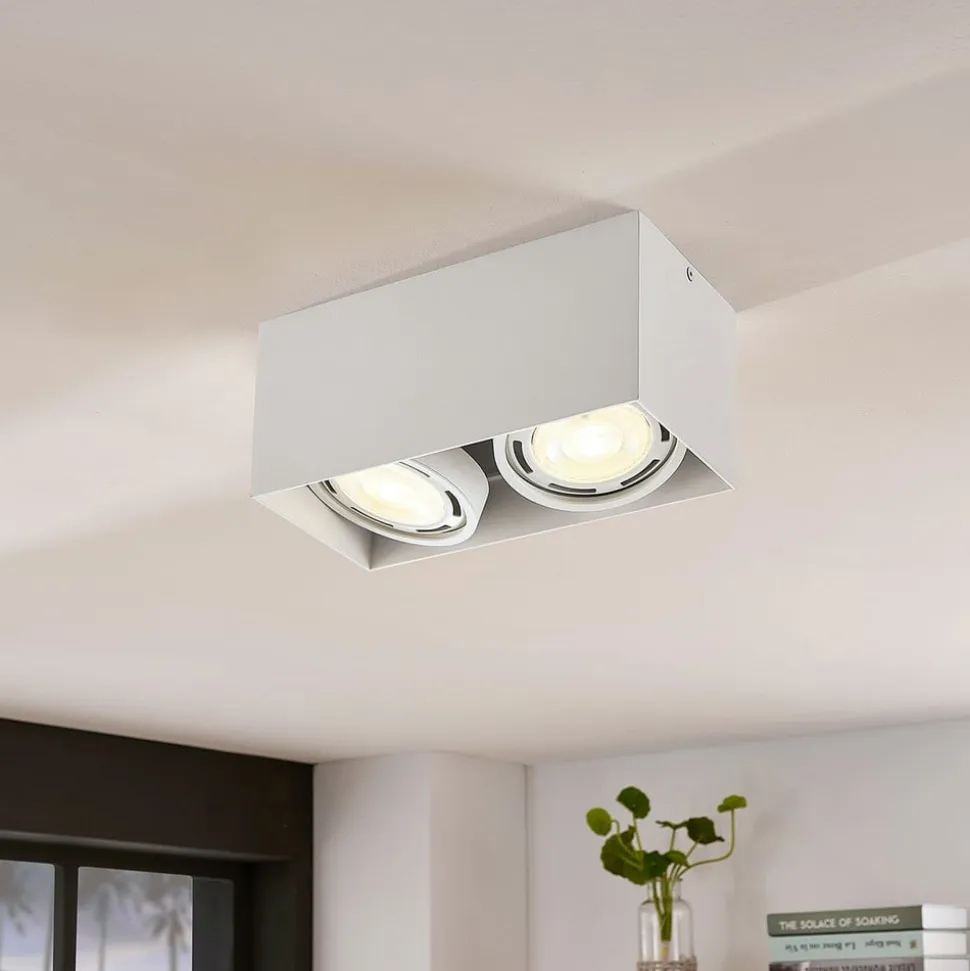 Arcchio loftspot Mabel, 2 lyskilder, 27 cm, hvid, GU10