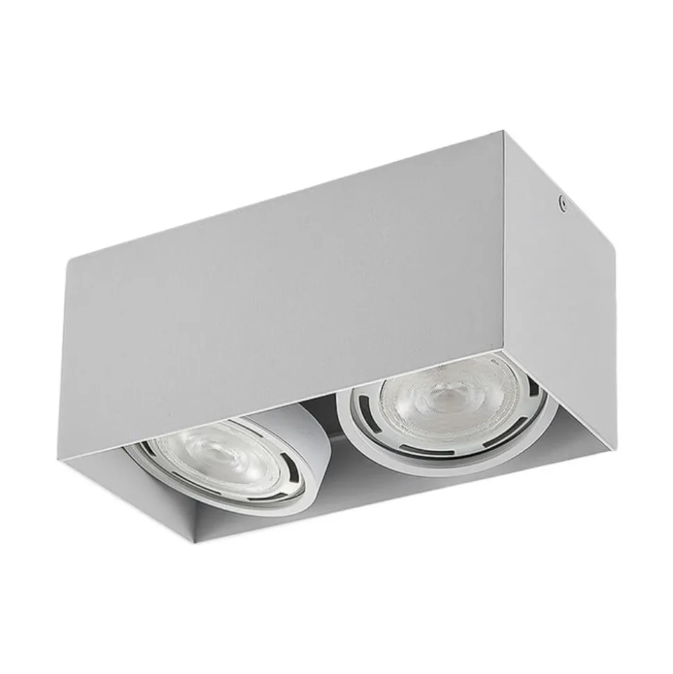 Arcchio loftspot Mabel, 2 lyskilder, 27 cm, hvid, GU10