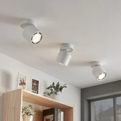 Arcchio loftspot Mabel, Ø12cm, hvid, justerbar, GU10
