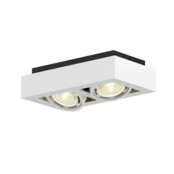 Arcchio loftspot Ronka, 34 cm, 2 lyskilder, hvid, GU10