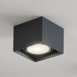 Arcchio Mabel loftspot, 12 cm x 12 cm, grå, GU10
