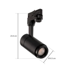 Arcchio Nanna LED track spot sort 3000K 12W