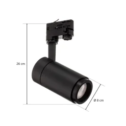 Arcchio Nanna LED track spot sort 3000K 21W