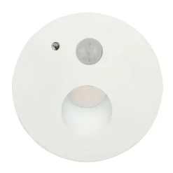Arcchio Neru LED indbygningslampe, rund, hvid