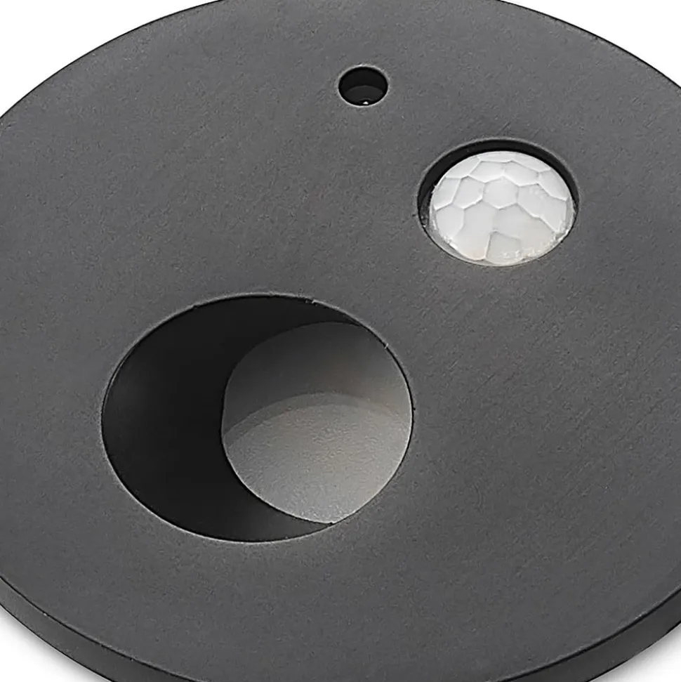 Arcchio Neru LED indbygningslampe sensor rund sort