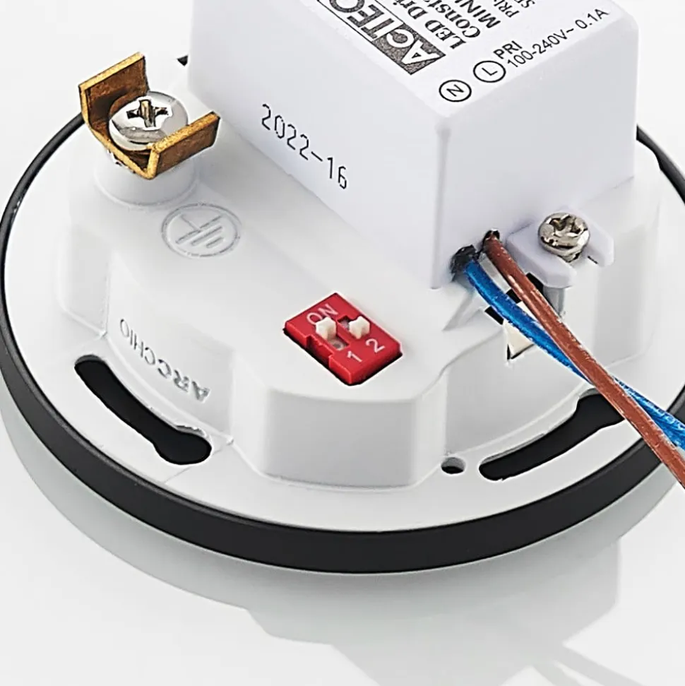 Arcchio Neru LED indbygningslampe sensor rund sort