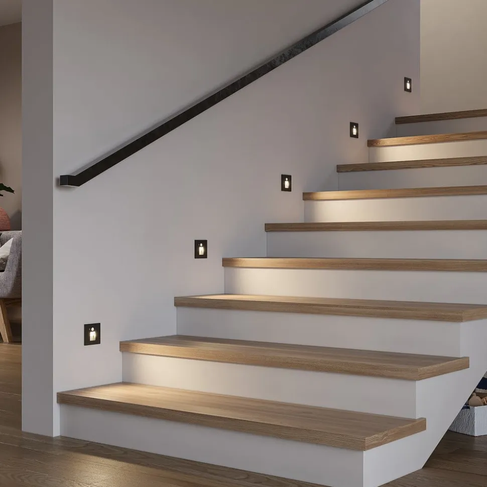 Arcchio Neru LED-lampe sensor kantet sort