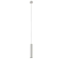 Arcchio pendellampe Ejona, højde 27 cm, hvid, aluminium