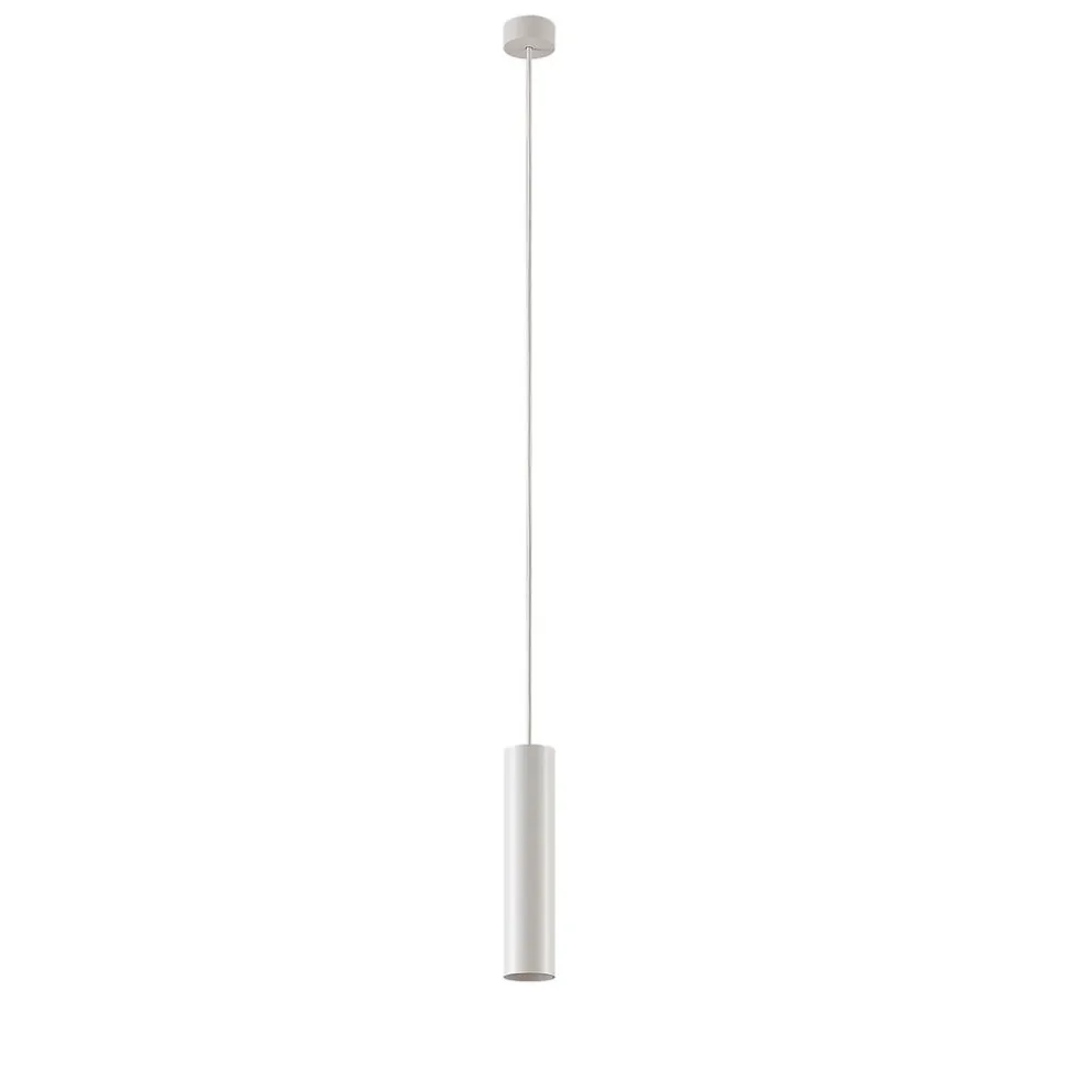 Arcchio pendellampe Ejona, højde 27 cm, hvid, aluminium