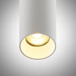 Arcchio pendellampe Ejona, højde 27 cm, hvid, aluminium