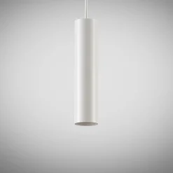 Arcchio pendellampe Ejona, højde 27 cm, hvid, aluminium