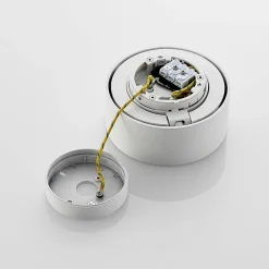Arcchio Rotari LED-loftlampe, hvid, drejelig, metal