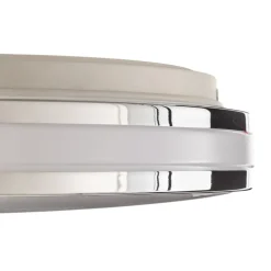 Arcchio Sinovu LED-loftlampe til badeværelset, krom, 34 cm