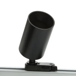 Arcchio skinnespot Brinja, sort, Ø 6 cm, 3-faset