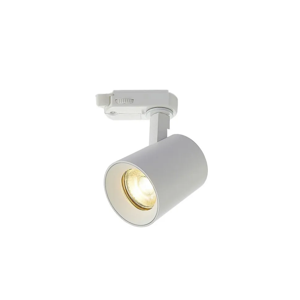 Arcchio skinnespot Iavo, hvid, 13 cm, 3-faset, GU10