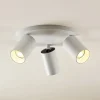 Arcchio spotlight Brinja, hvid, rund, Ø 6 cm, 3 lyskilder, GU10