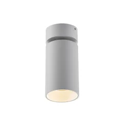Arcchio spotlight Brinja, hvid, rund, 13 cm høj, Ø 6 cm