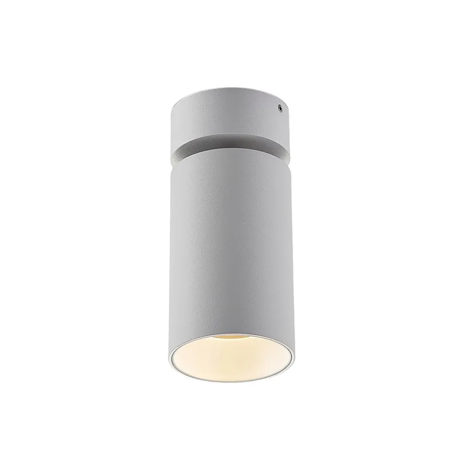Arcchio spotlight Brinja, hvid, rund, 13 cm høj, Ø 6 cm