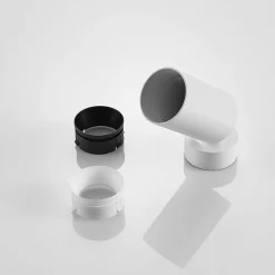 Arcchio spotlight Brinja, hvid, rund, 13 cm høj, Ø 6 cm
