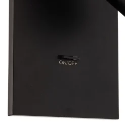 Arcchio spotlight Brinja, sort, metal, USB-C, afbryder
