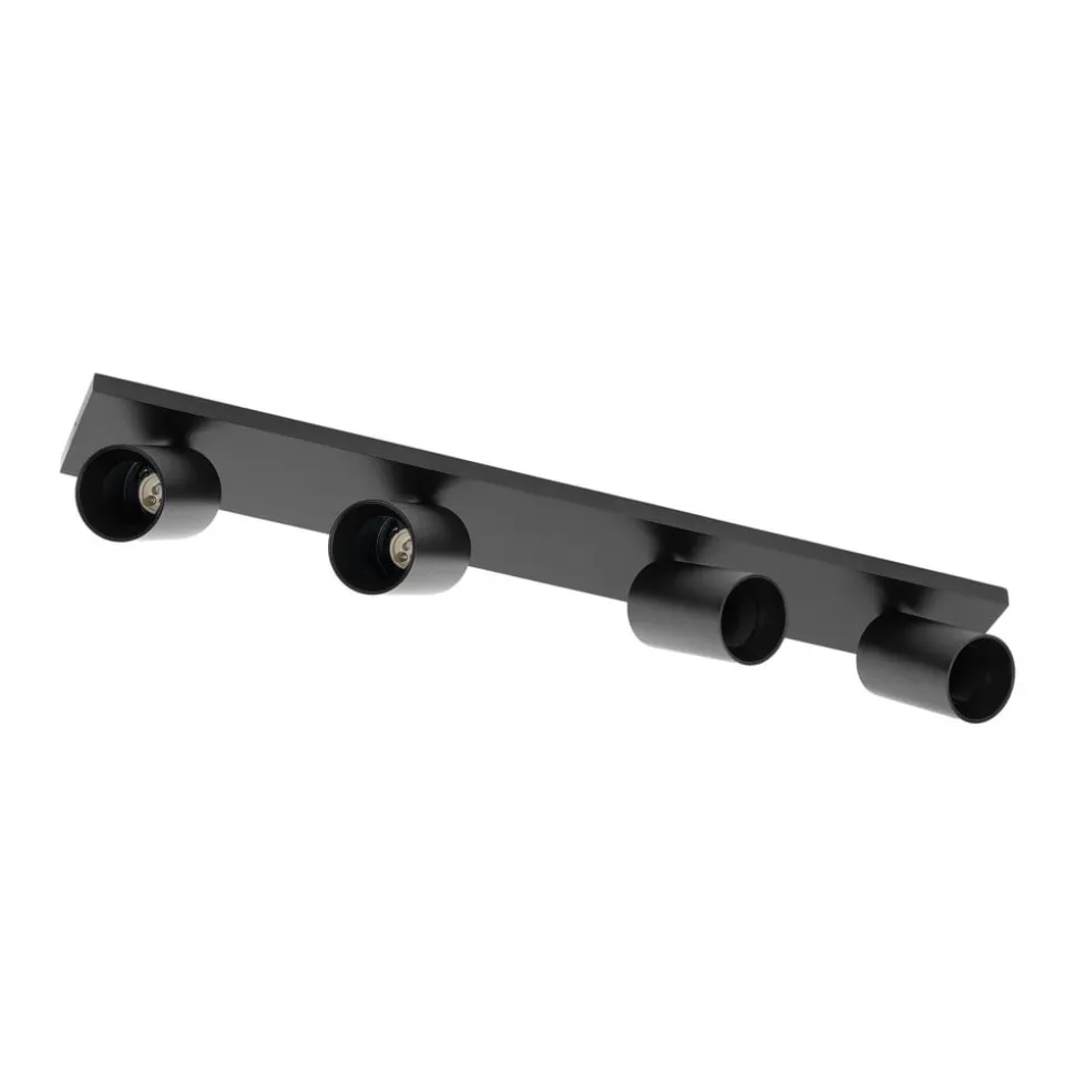 Arcchio spotlight Brinja, sort, 65 cm lang, Ø 7 cm, 4 lyskilder