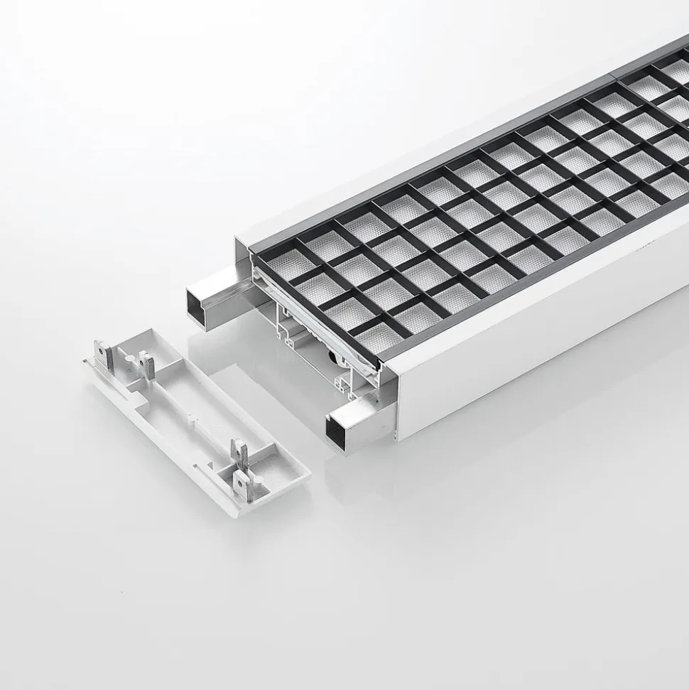 Arcchio Susi LED-kontorhængelampe, hvid, 120 cm, 4.000K, DALI