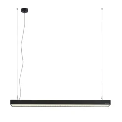 Arcchio Susi LED-kontorhængelampe, sort, 120 cm, 4000K, DALI