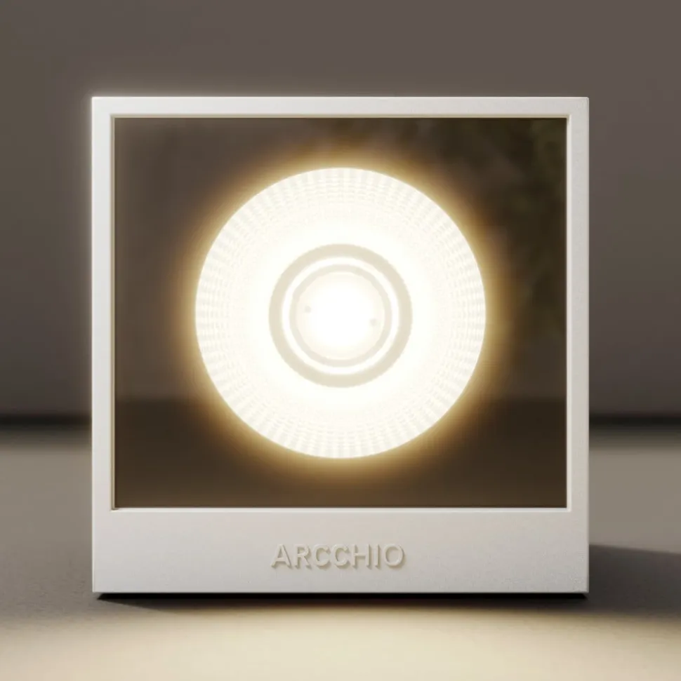 Arcchio Tassnim LED udendørs væglampe hvid 1-lys.