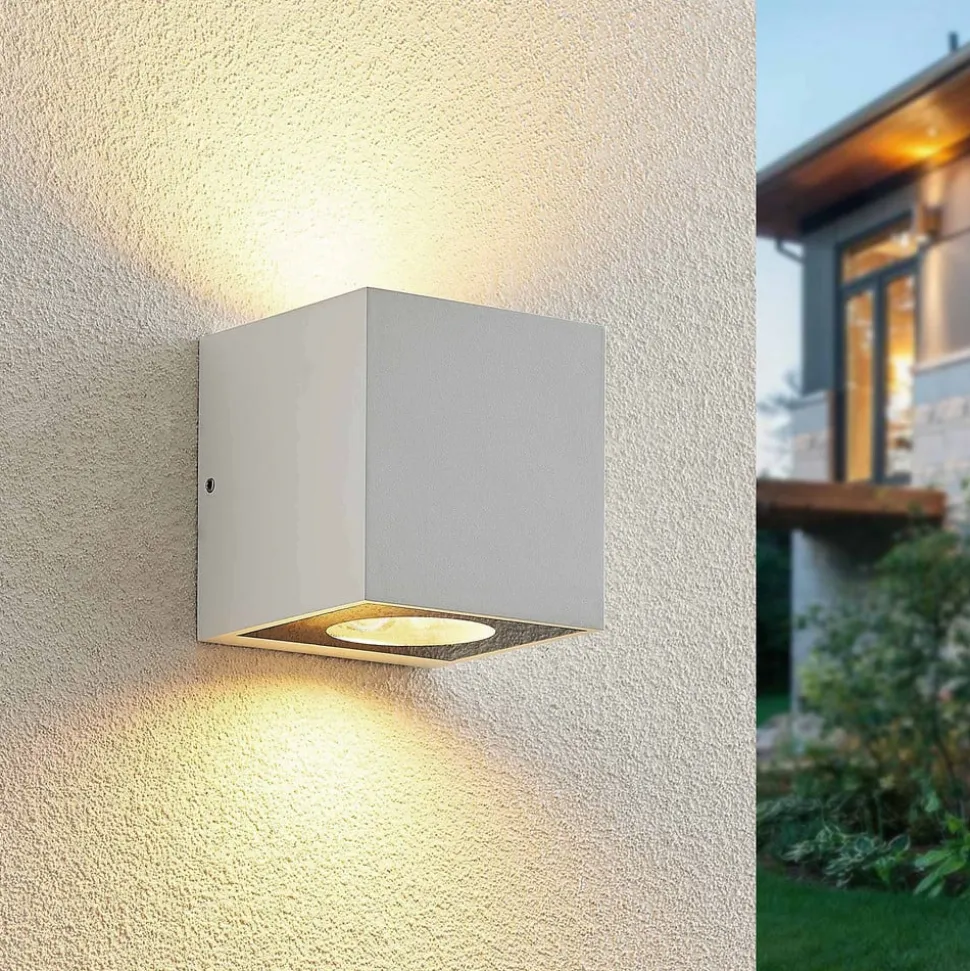 Arcchio Tassnim udendørs væglampe hvid 2-lys