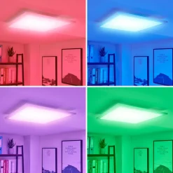 Arcchio Tinus LED-panel, RGB, 45 cm x 45 cm