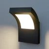 Arcchio udendørs LED-væglampe Advik, IP65, antracit, metal