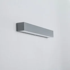 Arcchio udendørs LED-væglampe Lengo, 50 cm, 1 lyskilde, grå, CCT