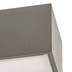 Arcchio udendørs LED-væglampe Lengo, 50 cm, 1 lyskilde, grå, CCT
