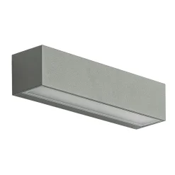 Arcchio udendørs LED-væglampe Lengo, 25 cm, 1 lyskilde, grå, CCT
