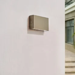 Arcchio udendørs LED-væglampe Karline, 530 lm, stål, IP65