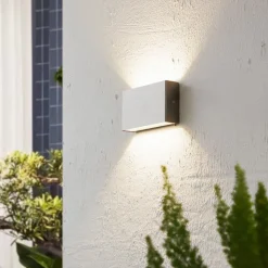 Arcchio udendørs LED-væglampe Karline, 1060 lm, stål, IP65