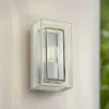 Arcchio udendørs væglampe Ismera, hvid, IP65, glas, E27