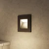 Arcchio vægindbygningslampe Zamo, G9, sort, 12 cm, IP65