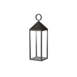 Argus LED-bordlampe, mørkegrå, aluminium/PMMA, højde 47 cm
