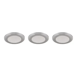 Argus LED-downlight RGBW fjernbet 3er krom
