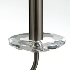 Ariane lysekrone, nikkel, Ø 67,5 cm, krystal, 5 lyskilder.